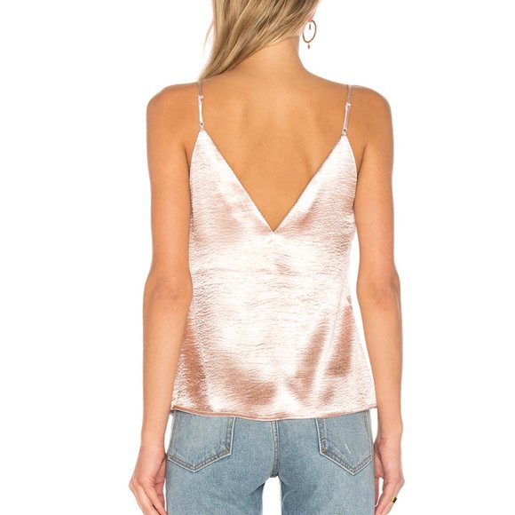 Revolve SADIE DEEP V TANK IN BLUSH - Picture 2 of 5